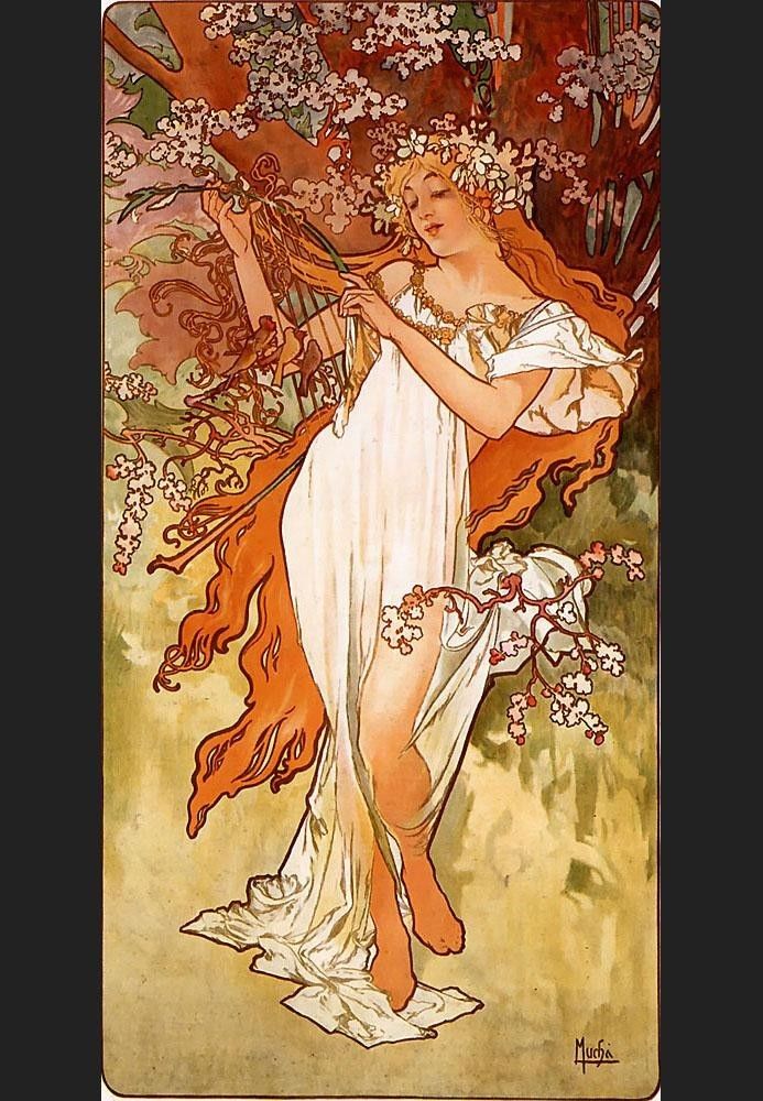 Alphonse Maria Mucha Spring