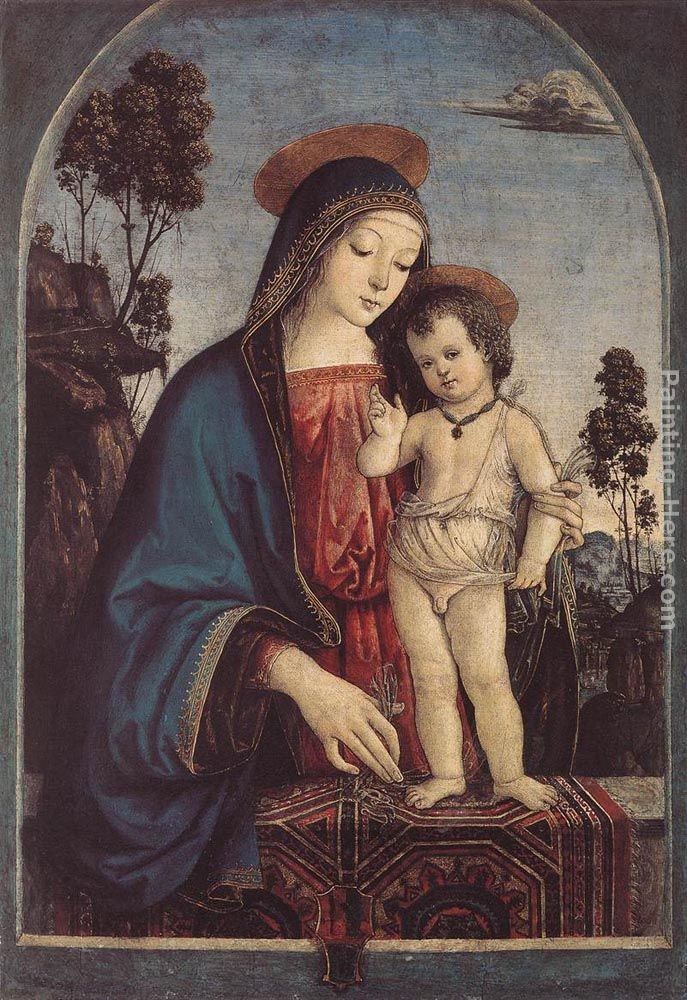 Bernardino Pinturicchio The Virgin and Child Painting ...