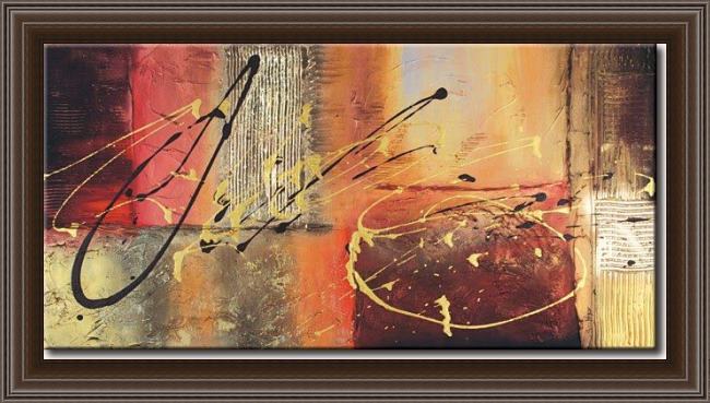 Framed Abstract  painting