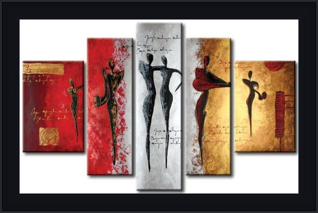 Framed Abstract  painting