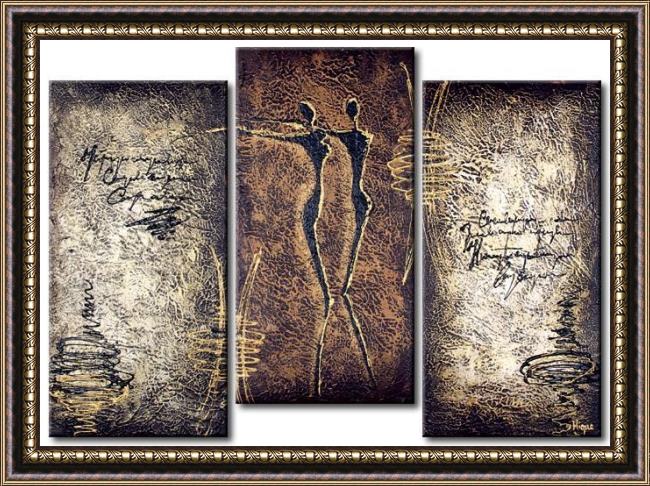 Framed Abstract 41237 painting