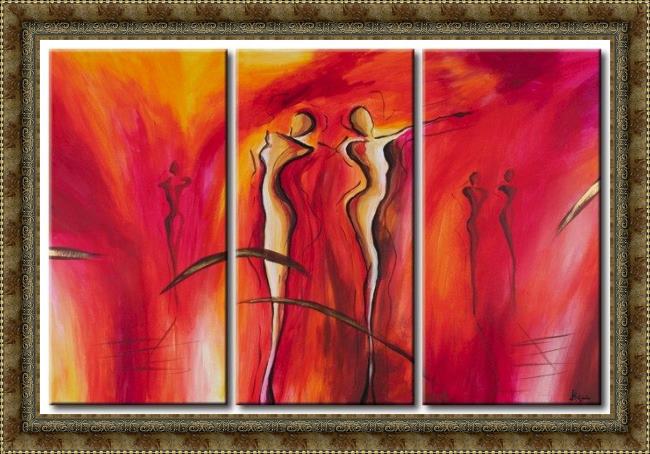 Framed Abstract 41262 painting