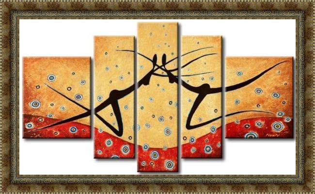 Framed Abstract 41361 painting