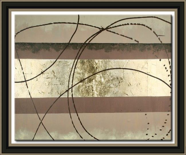 Framed Abstract 91627 painting