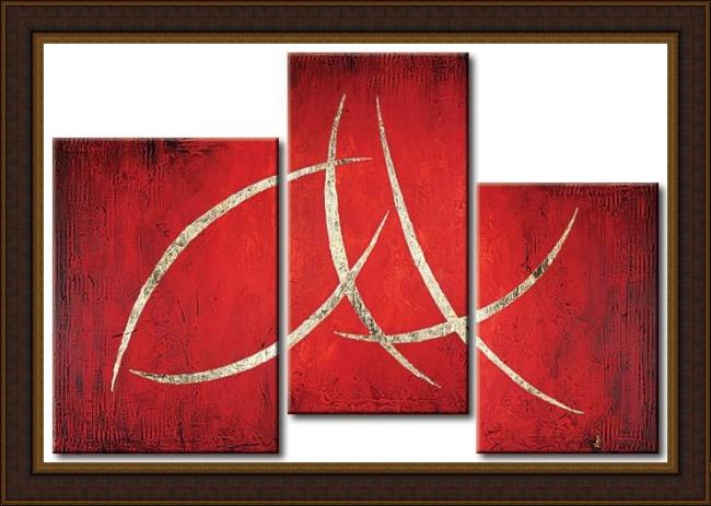 Framed Abstract 91646 painting