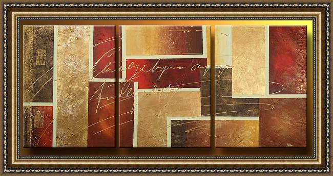 Framed Abstract 92257 painting