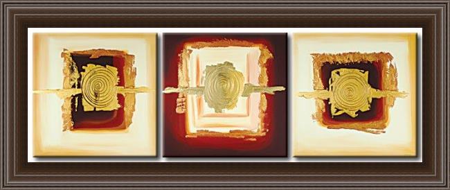 Framed Abstract 9891 painting