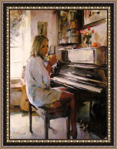 Framed Garmash morning inspiration painting