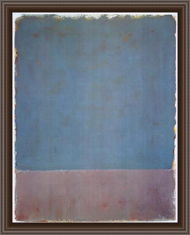 Framed Mark Rothko untitled 19692 painting