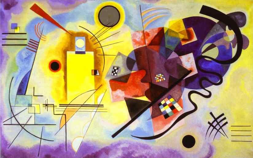 Wassily Kandinsky Yellow Red Blue