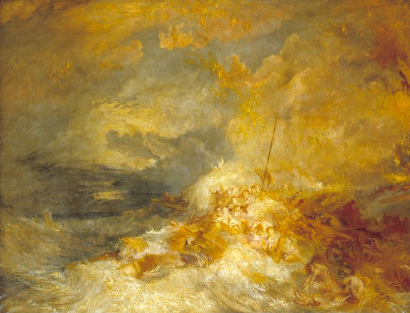 Joseph Mallord William Turner A Disaster at Sea