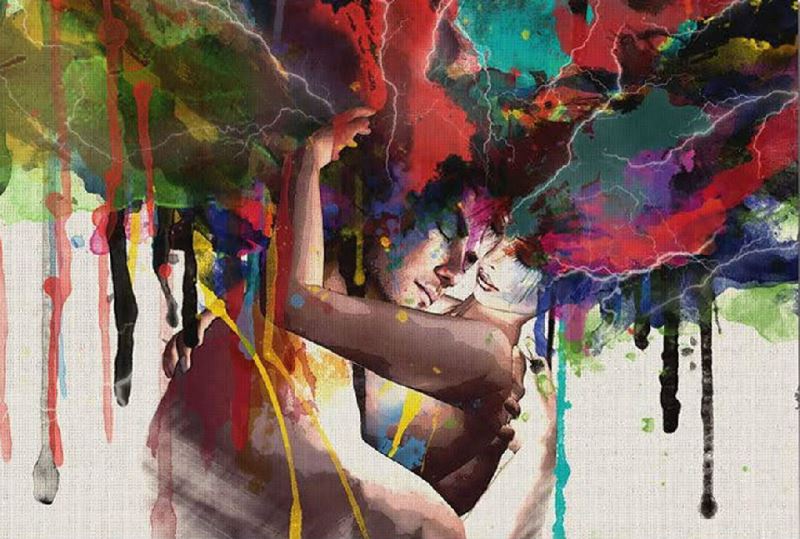 Unknown Artist Abstract Figure Lover