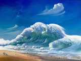 Vladimir Kush Ocean Roar painting